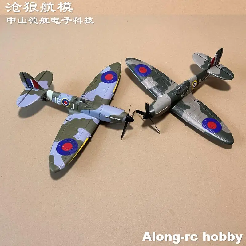 Volantex rc 761-12  Spitfire Fighter 400mm Wing Span 2.4G Remote Control Aircraft RTF One Stunt Gift XPILOT STABILIZATION SYSTEM