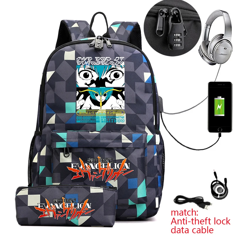 evangelion-anime-print-student-anti-theft-backpack-casual-daypack-with-pencil-case-for-boys-girls-school-bag