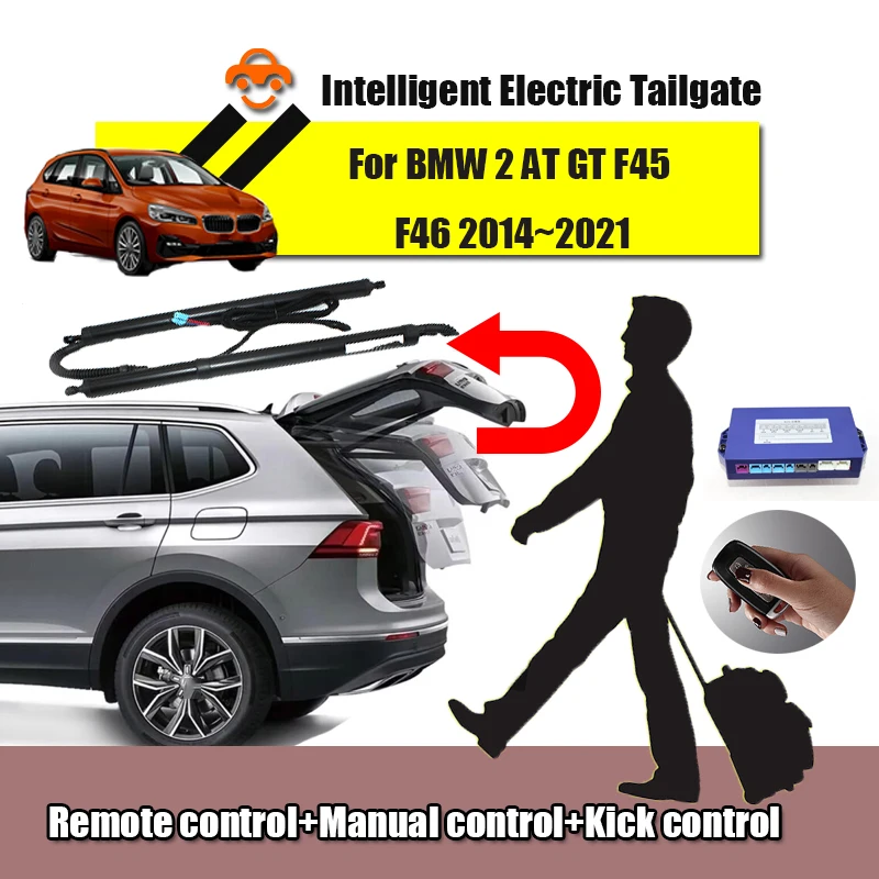 

Car Power Trunk Lift Electric Hatch Tailgate Strut Auto Rear Door Actuator For BMW 2 AT GT F45 F46 2014~2021 Key Control