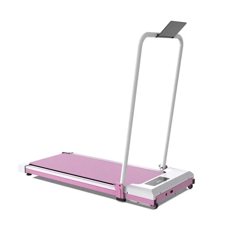 

New 2 In 1 Electric Folding Treadmill Apartment Walking Pad For Home Daily Fitness
