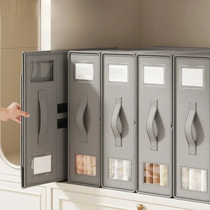 

2026 New 3Pcs Solid Color Non-woven Bed Sheet Storage Box – Simple Fabric Organizer for Wardrobe, Duvet Cover & Bedroom