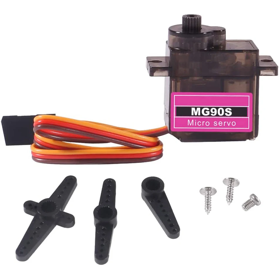 5 PCS MG90S Servo 9G Micro Servo Motor Metall Getriebe Micro Servo Motor 9G Smart Roboter Auto Hubschrauber flugzeug Boot für Arduino