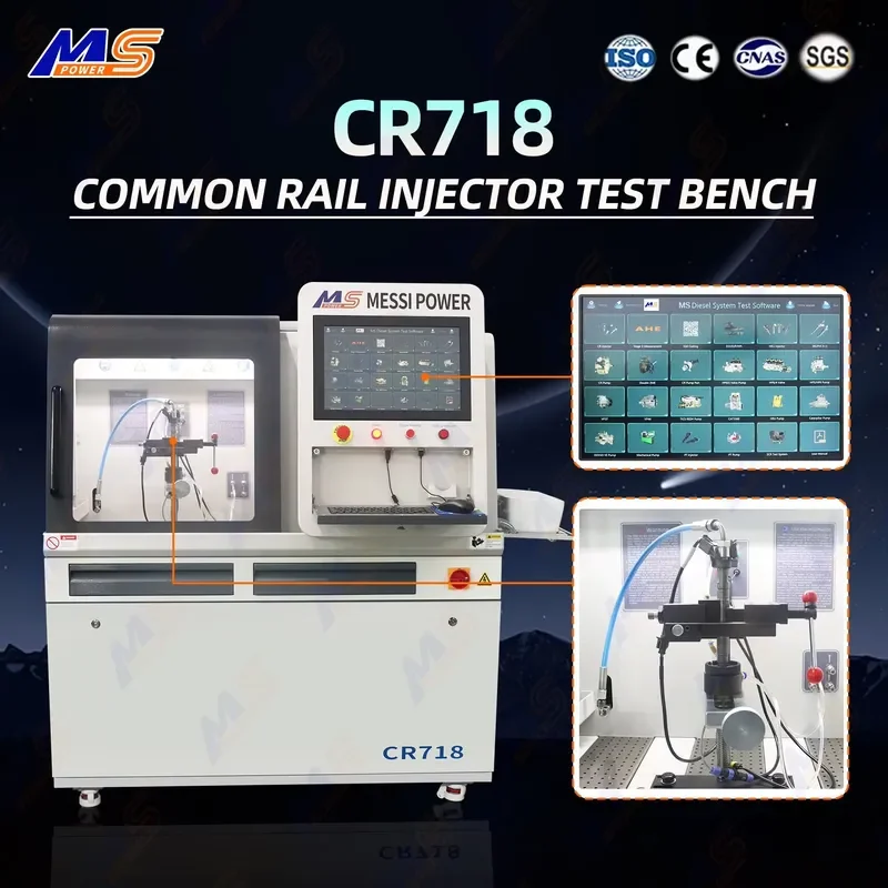 i Test Bench CR718 Common Rail Injector Test Bench Testing F2E EUI