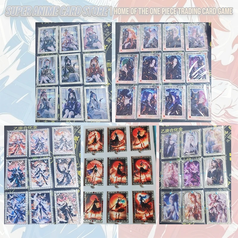 Japanese Anime One Piece Hy Metal Drill Card Uta Nami Shirahoshi Perona Boa Hancock Vinsmoke Reiju Nico Robin Collectible Cards