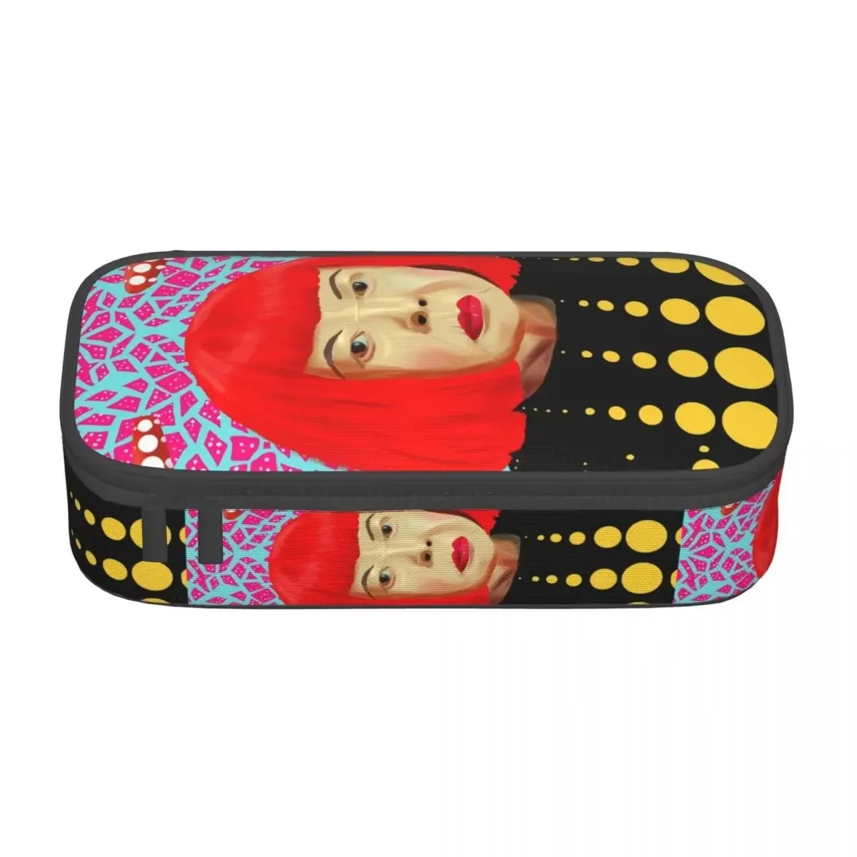 

Корейский пенал Yayoi Kusama Pumkin с абстрактным искусством для мальчиков и девочек, большая вместительная коробка для ручек, школьные принадлежности