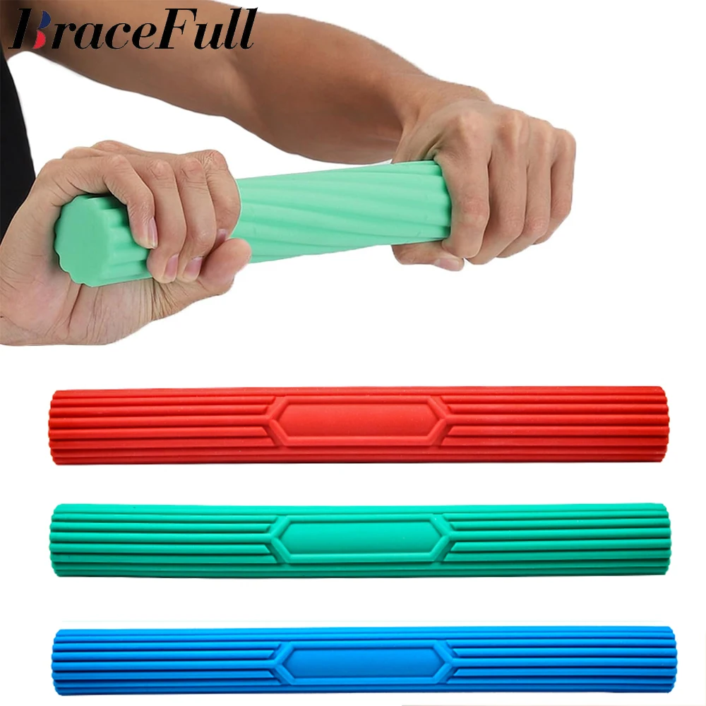 Flex Therapy Bar Strengthener,Tennis Elbow Physical Therapy Bar,Resistance Bar for Golfers Elbow,Tendonitis,Wrist Pain Relief