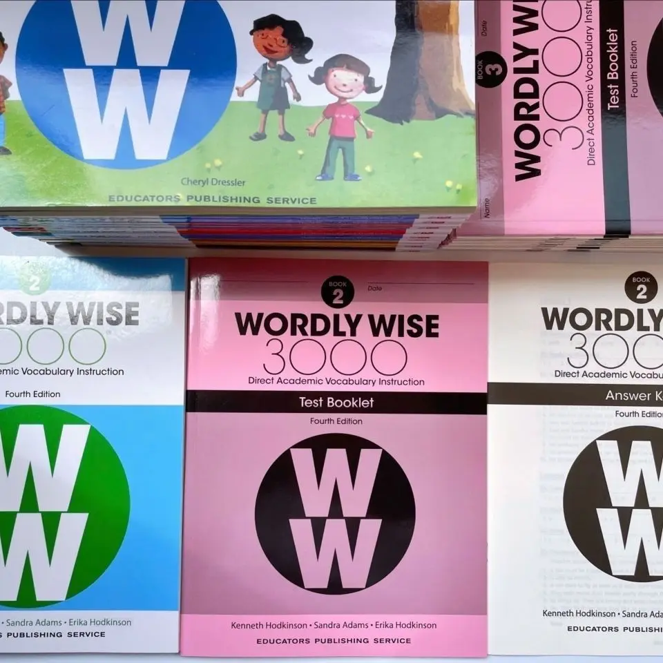 Wordly Wise 3000 Word Color Printing 35 libri nel livello totale K-12 workbook espansione del vocabolario per i bambini strumenti di apprendimento