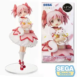 Original Genuine Sega Kaname Madoka Tamaki Iroha Anime Action Pvc Figure Model Doll Toy Figurine Collectiable Ornament Gift Kids