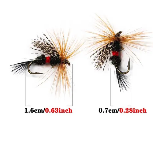 Imagen 2 del producto 1/3 Uds. Señuelos de trucha moscas húmedas señuelo de pesca con mosca moscas ninfa cebo Artificial