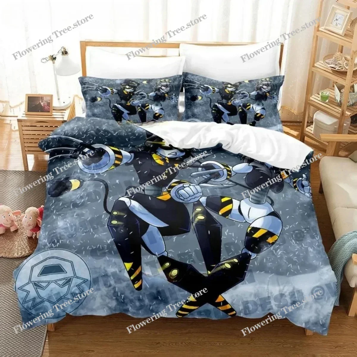 Fashion Murder-Drones Duvet Cover Sets 3D Printing Murder-Drones Bedding Set Home Textiles Adult Children Bedroom Duvetcover Set