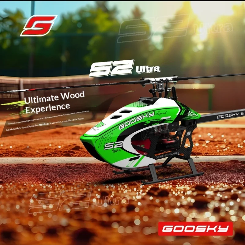 

GOOSKY S2 Ultra RC самолет 3D пилотажный вертолет двойной бесщеточный прямой привод профессиональная модель самолета игрушечный дрон