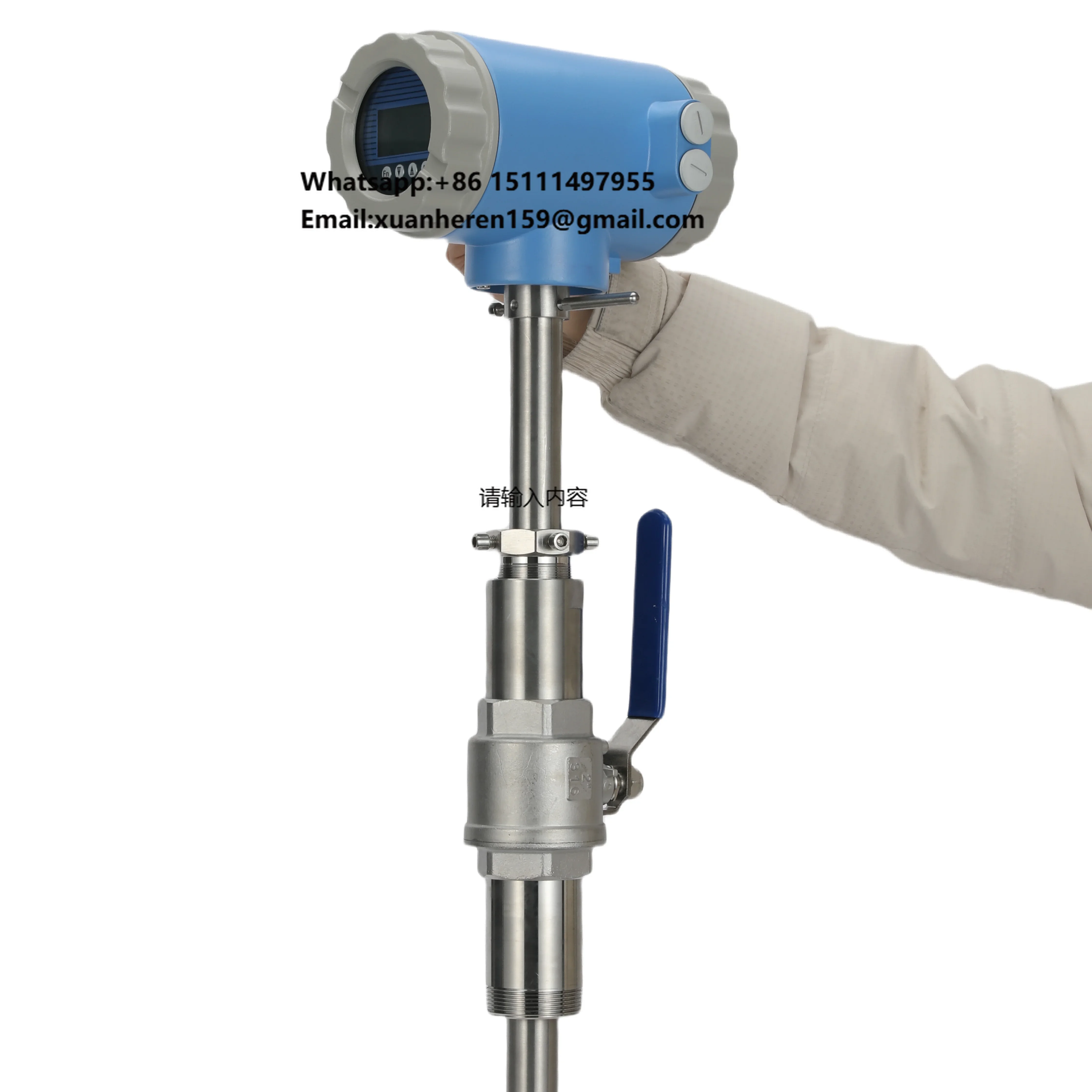 Intelligent Anti-Corrosive Electromagnetic Flowmeter DN300 Marine Wastewater Hydrochloric Acid Alkali Liquid Slurry Split OEM