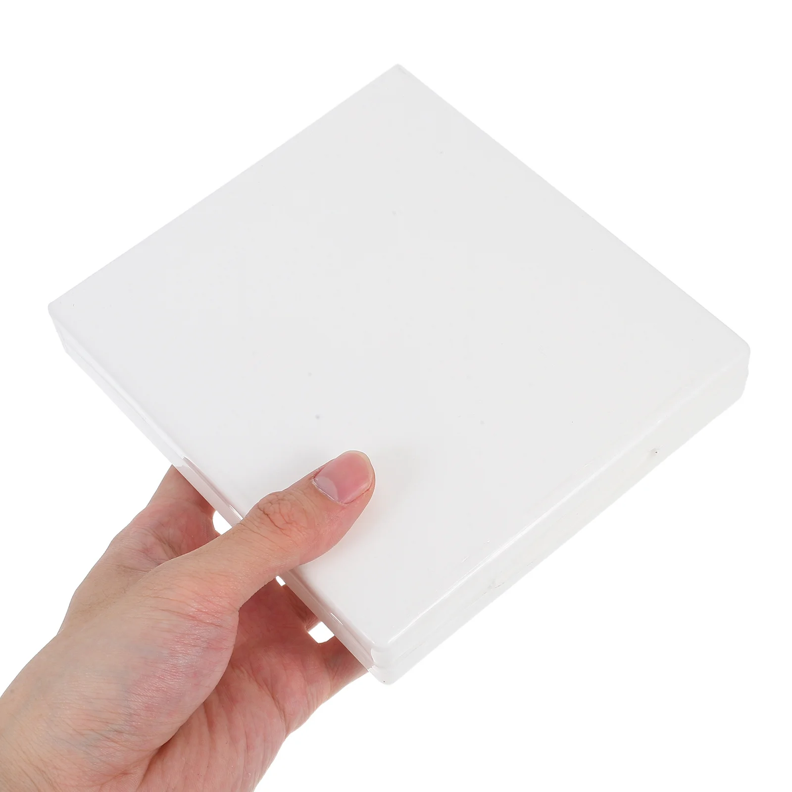 

Dvd Storage Disc Box Plastic White Insertable Pages 12-Disc Organizer Holder Cd Case Portable Media Storage Binder