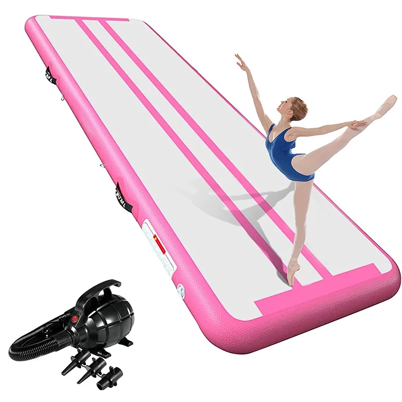 Yoga Mat Brushed Air Cushion Taekwondo Dance Gym Floor Mat Training Exercise Fitness Flip Inflatable Gymnastics Matpromote sales