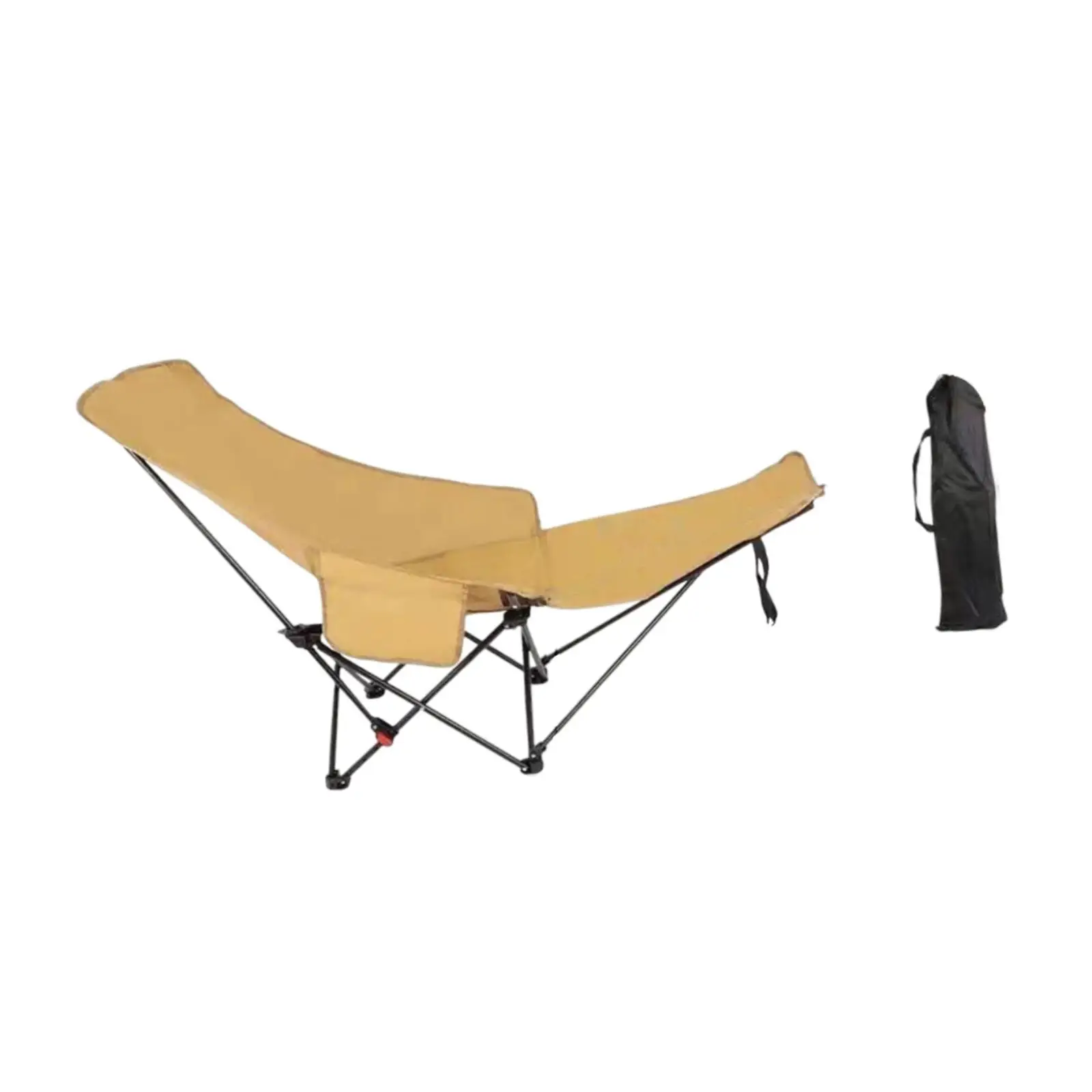 Folding Lounge Chair Portable with Storage Bag Foldable Stable recliner Lounger for Sunbathing Travel Picnic Camping Backpacking