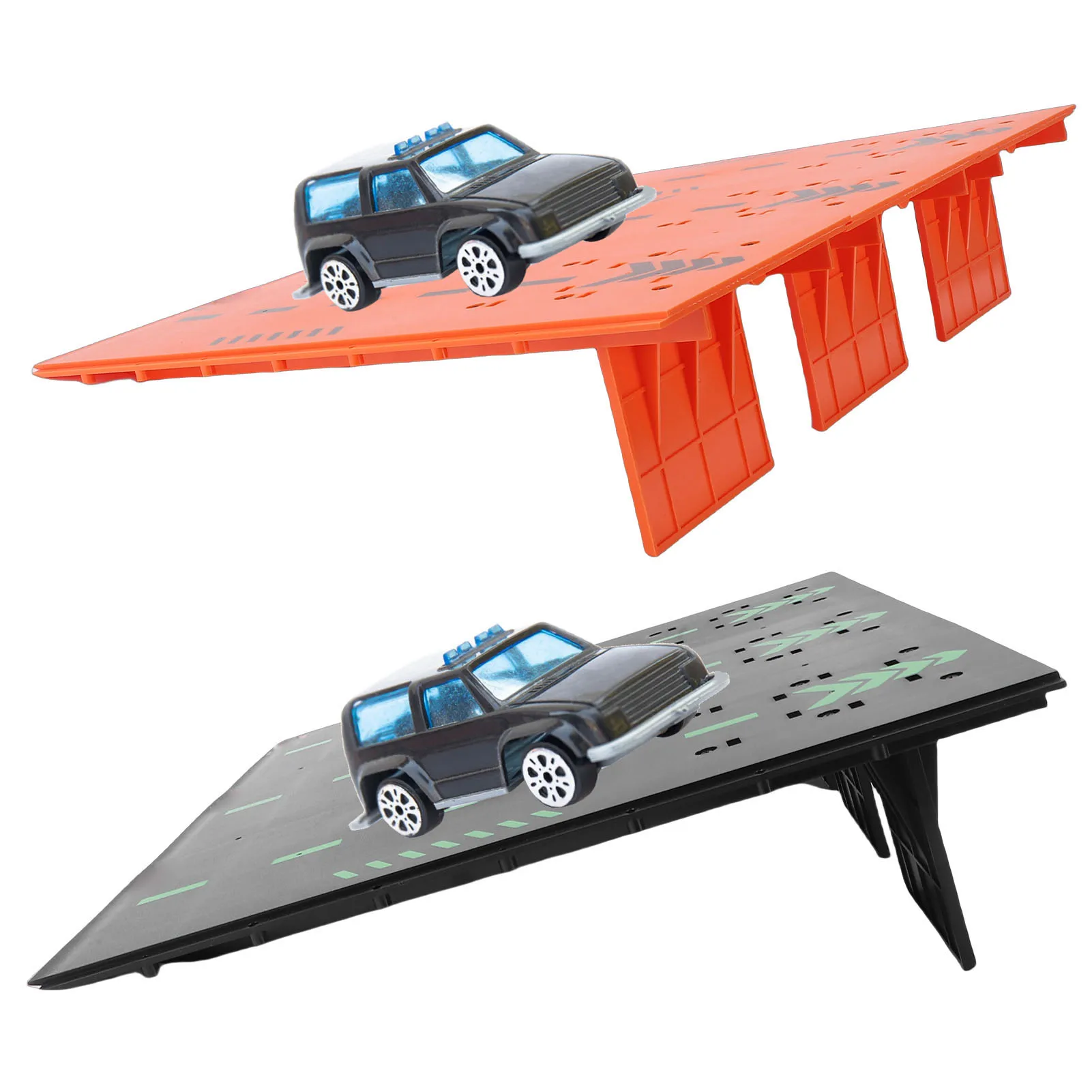 Rampa para Coche RC, Rampa de Salto RC, Plataforma de Despegue, Juego de Acrobacias para Coches de Control Remoto 1/12 1/14 1/16 1/18 1/24