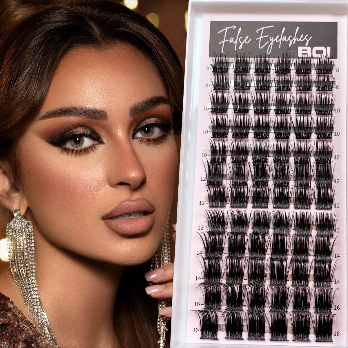 대형 볼륨 루핀 인조 속눈썹 D 크로스 셀프 익스텐션 인조 속눈썹