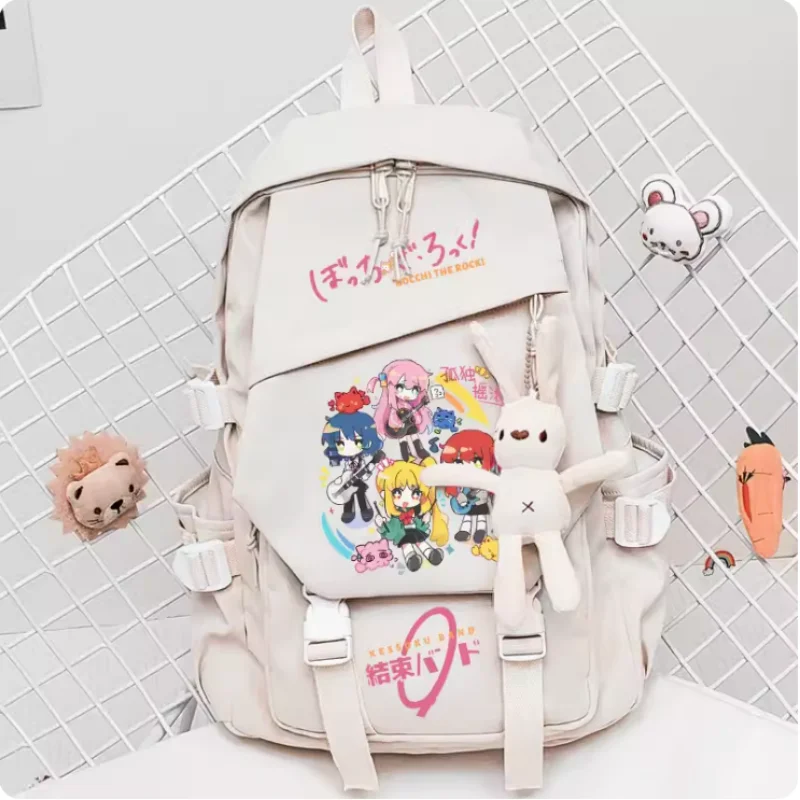 

Anime BOCCHI THE ROCK! Ijichi Nijika Schoolbag Backpack High-capacity Shoulder Bag Cosplay Travel Student Teenager Gift B626