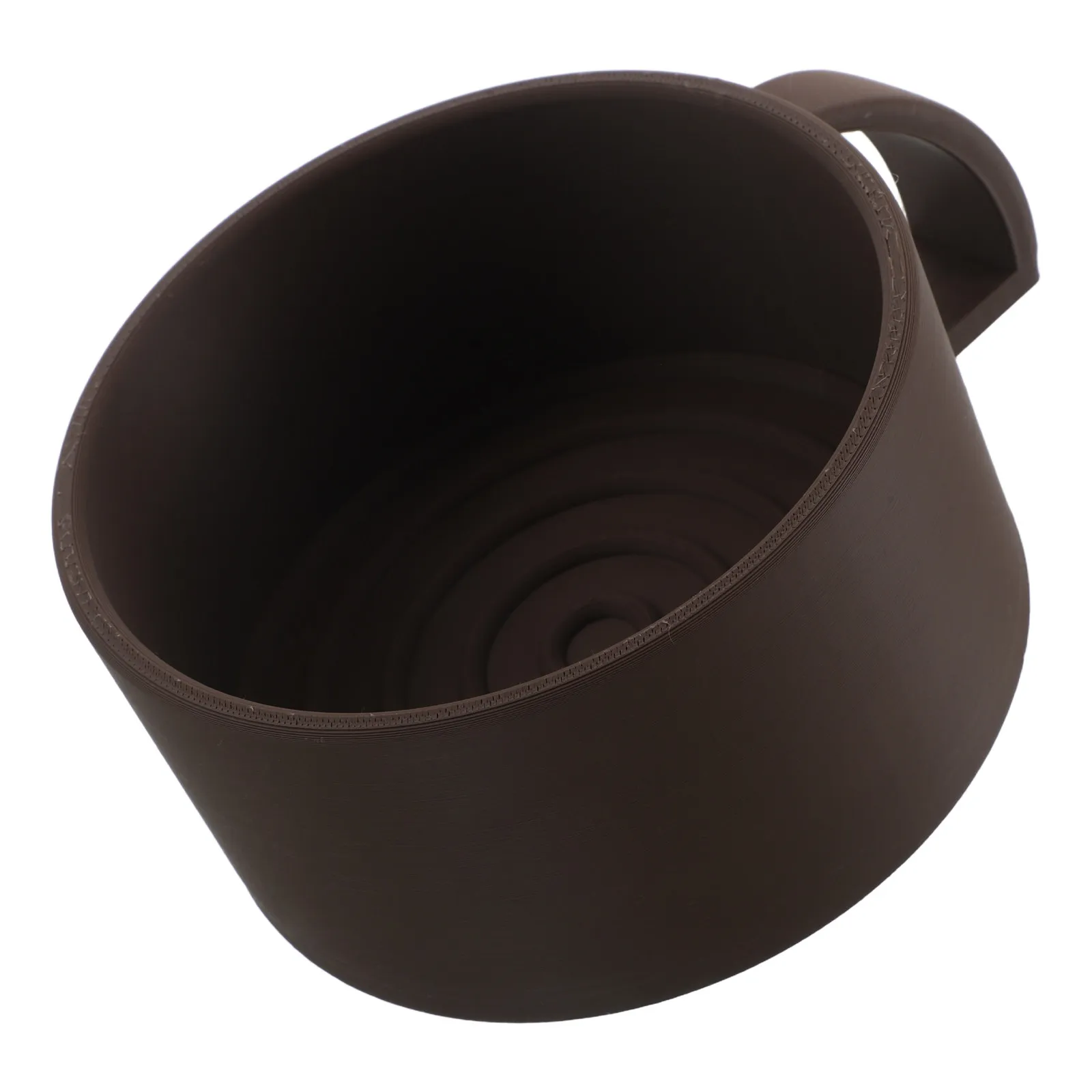 Men's Shaving Bowl with Wide Mouth & Handle – 3D Lather Soap Bowl for Wet Shaving, Beard Grooming & Barber Care