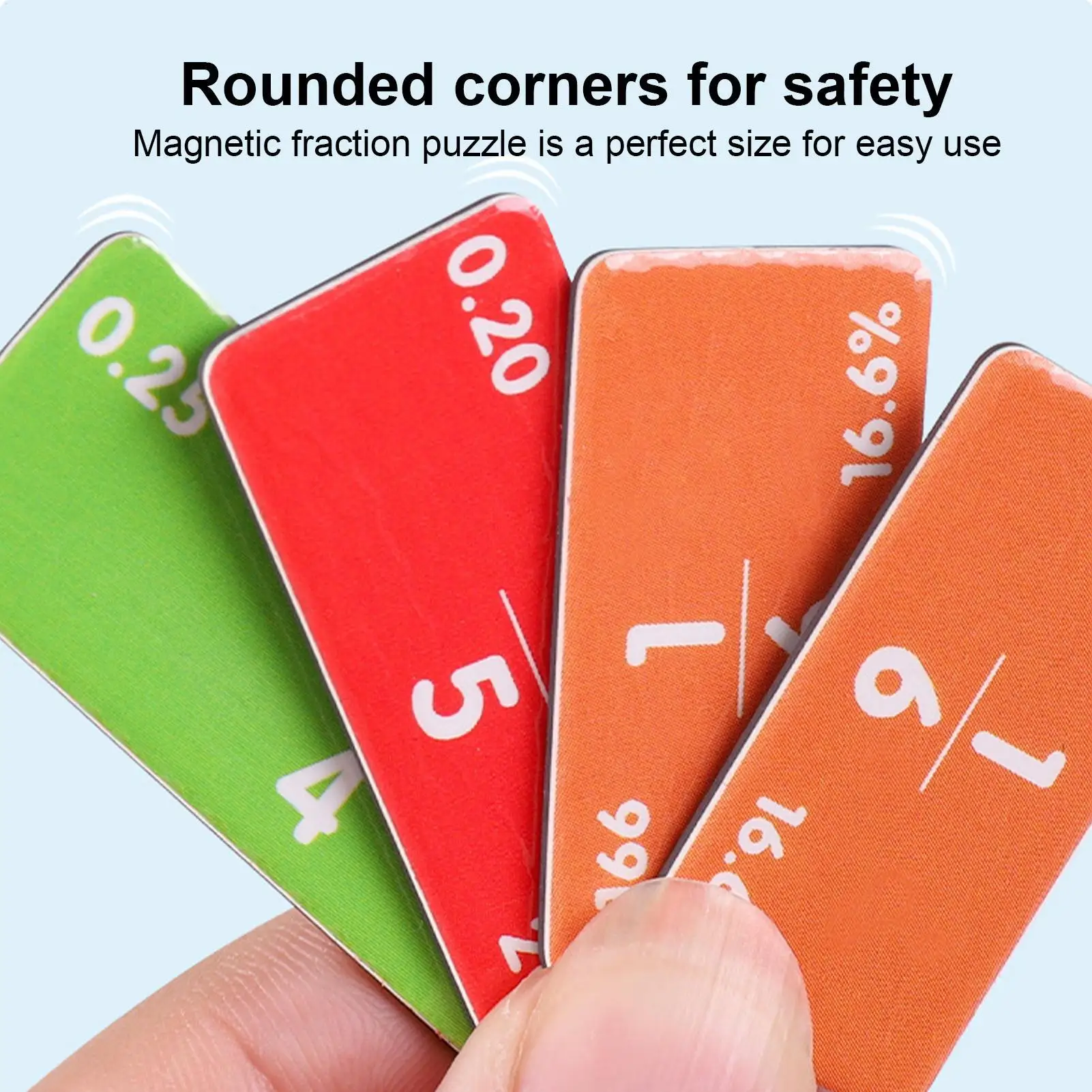 Magnetic Fraction Educational Puzzle Magnetic Fraction Circles Activity Set Homeschool Supplies Stem Math Master Set For