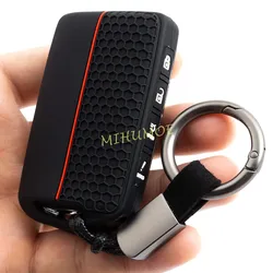 Silicone Car Key Fob Ring Chain Cover Case For Mazda 3 Sedan 6 CX30 CX50 CX60 CX70 CX90 CX5 CX9 MX5 MX30 2023 2024 2025 2026