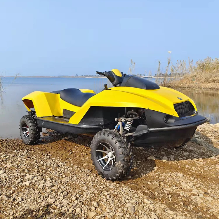 High Speed Amphibious Boat Land And Water Sport Motorboat Quad Jet Ski Rowing Boat