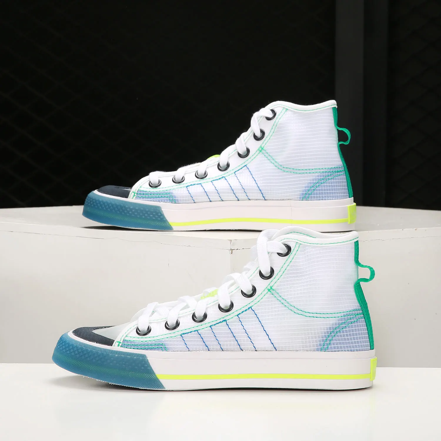 

Adidas genuine New Season Originals NIZZA High-Top Casual Sneakers FY3093