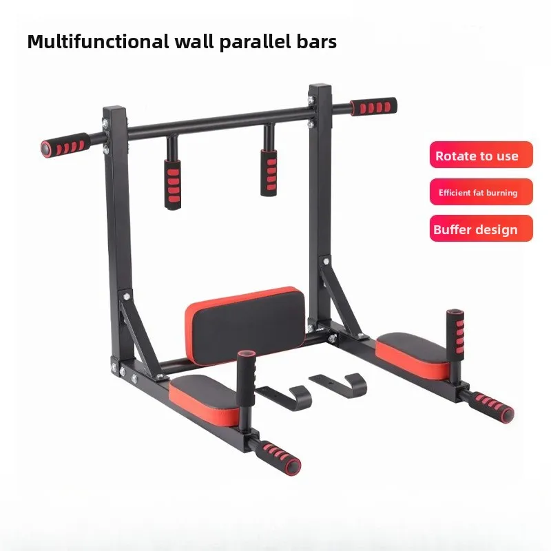New Wall Mounted Pull Up Bars Portable Home Trainer, Horizontal Bars for Arm Muscle Exercise Indoor Bodybuilding Fitness Gear