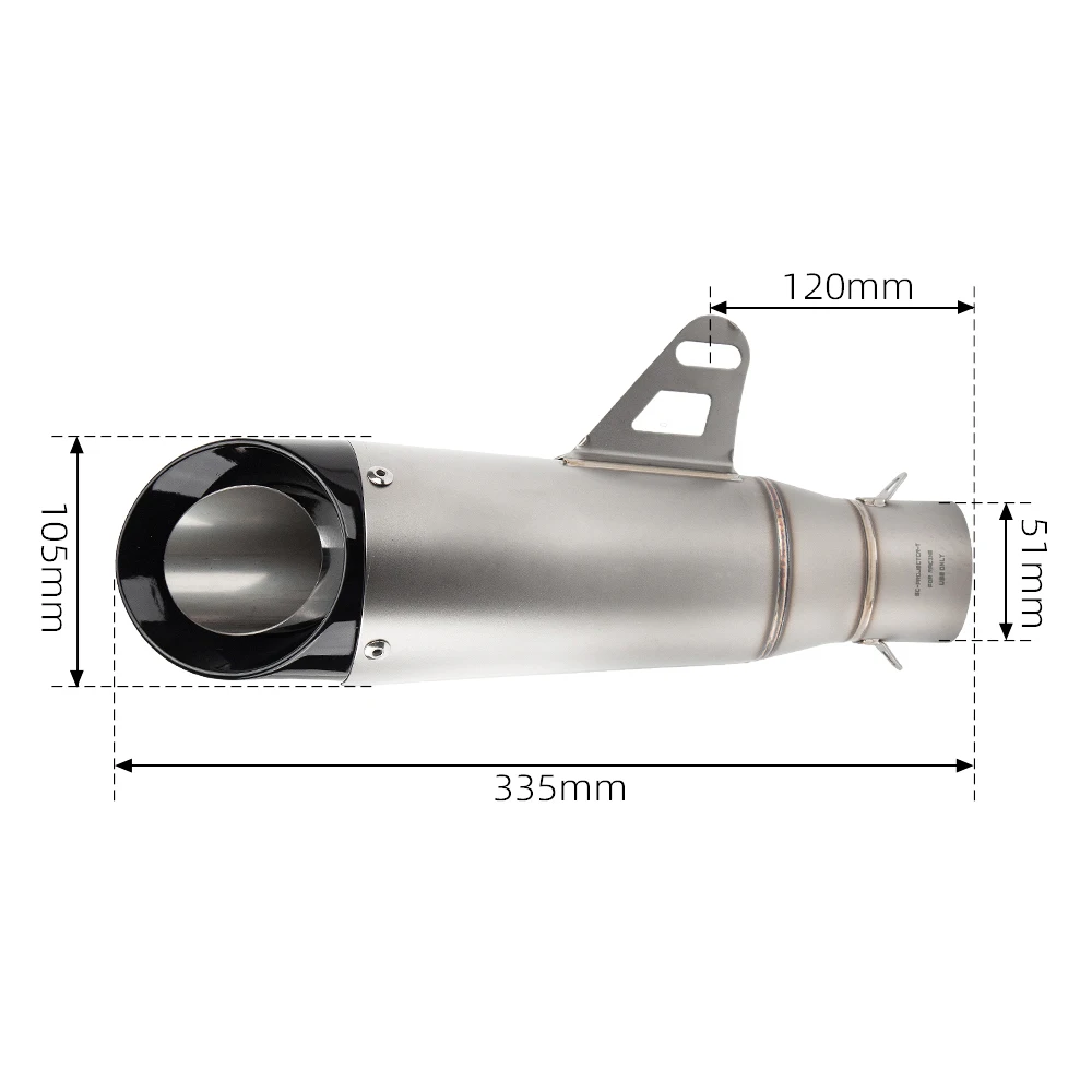 250SR Exhaust Quality Muffler For CFMOTO 250SR 300SR 250NK 300NK 250SS 300SS 250/300 SR/NK/SS Motorcycle Exhaust System Manifold