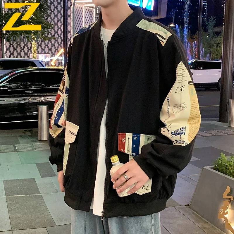 

COMXZ 2025: мужская модная повседневная куртка свободного кроя, весна-осень, модный красивый кардиган, легкое пальто