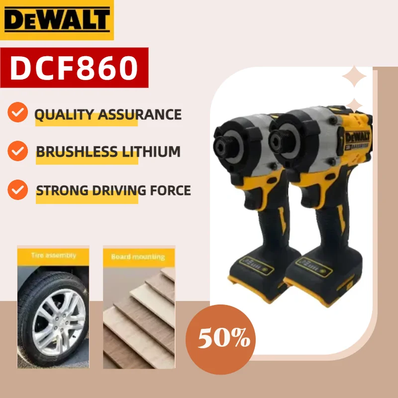Dewalt DCF860 Brushless Electric Drill Screwdriver Cordless Compact Drill Rechargeable Power Tools For Dewalt 20v battery - Image 5