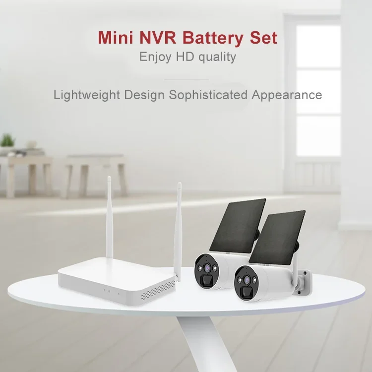 Sistema de cámara Cctv de seguridad para el hogar inalámbrico Tuya 1080P para interiores y exteriores, vigilancia de 4 y 8 canales, Kit Ip Wifi Nvr, conjunto de cámara Cctv