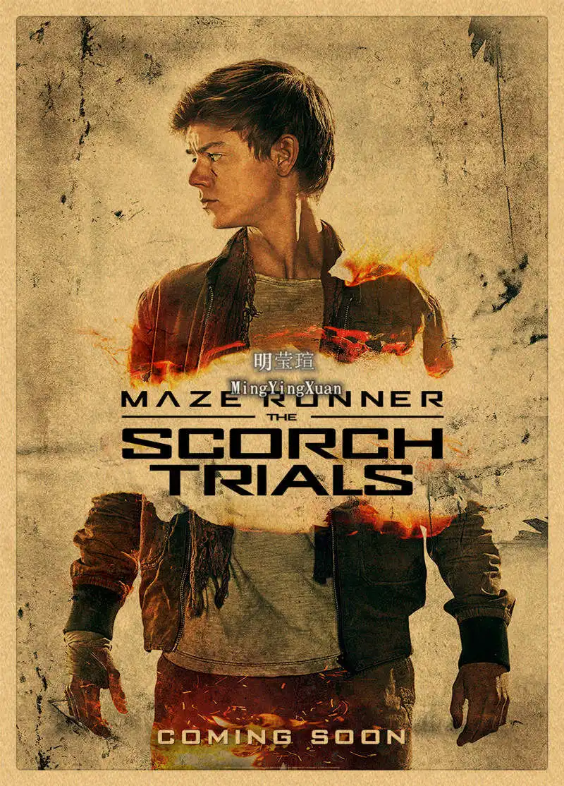 The Maze Runner TV Kraft Paper Poster Office Gift Room Dining Home Decor Wall Sticker Living Room Bar Decor Gift