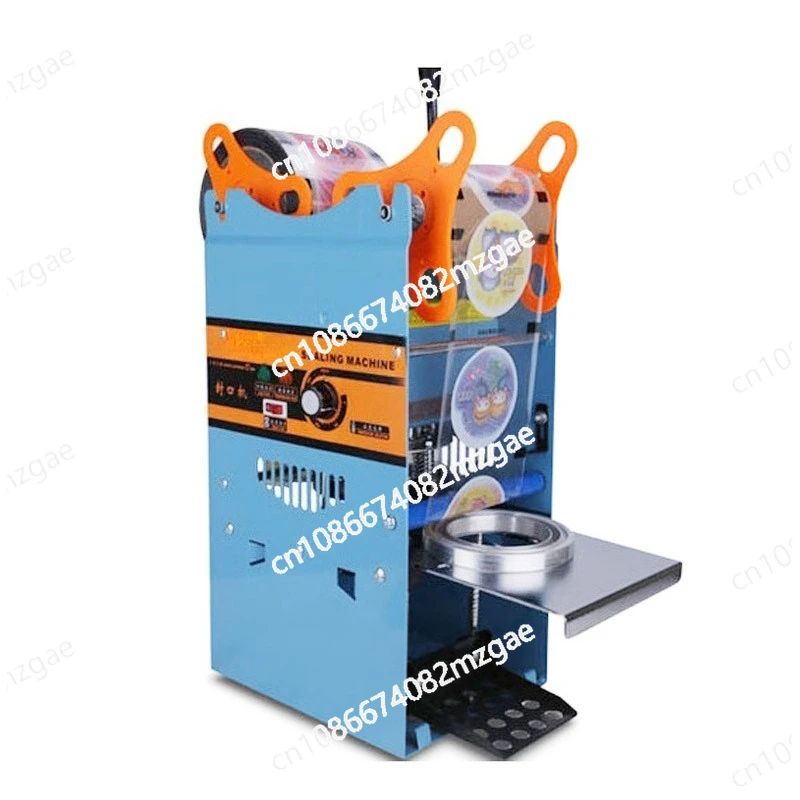 

WY802F Ручная машина для запечатывания стаканчиков, пластиковый или бумажный пузырьковый чайный стаканчик, 220 В