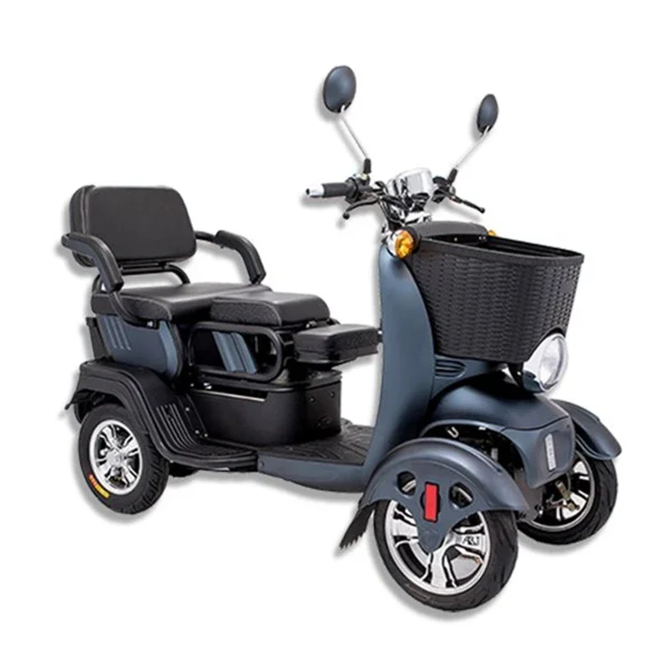 panama 1000w electric scooter elderly with suspensions 4 wheels off road waterproof double seat all terrain e-scooter