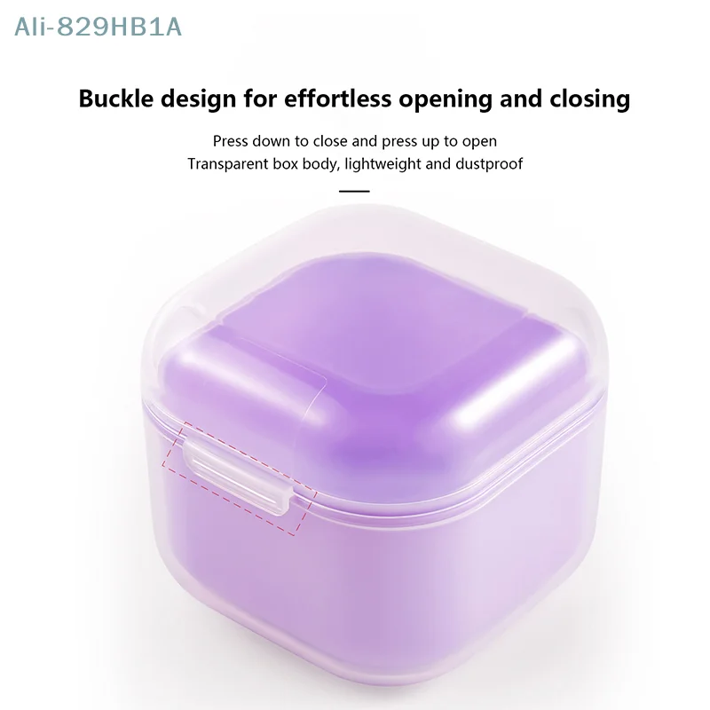 Portable Alcohol Disinfection Filter Cleaning Box Nail Art Drill Bits Grinding Head Disinfection Box Manicure Sterilization Tool