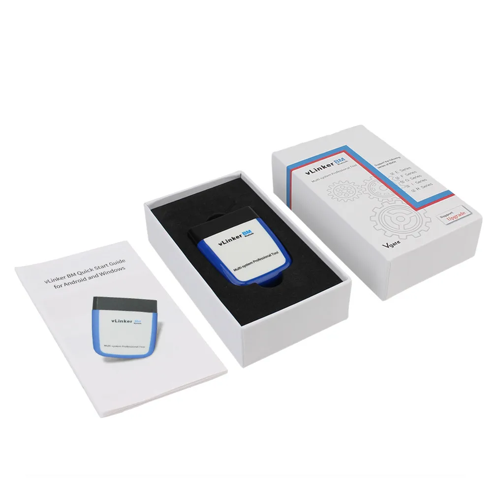 Vgate vLinker BM ELM327 V2.2 لماسح ضوئي BMW متوافق مع البلوتوث 3.0 Obd2 تشخيص السيارة ELM 327 مدعوم لنماذج BMW #2
