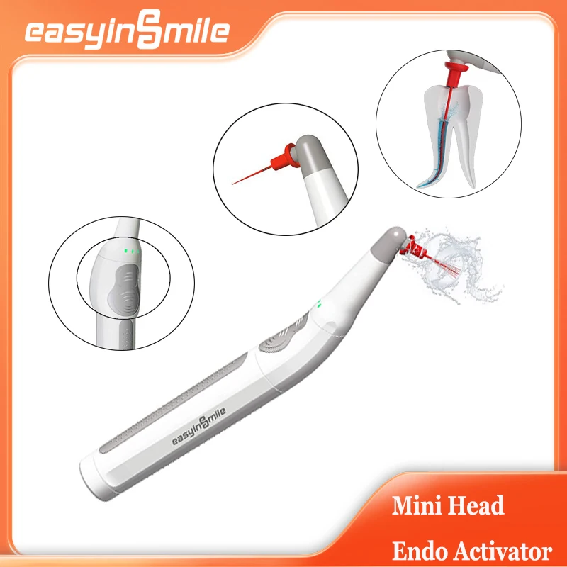 

Upgraded Endo Activator Easyinsmile Mini Head Root Canal Activator Irrigator for Kids and Adult Easy Use