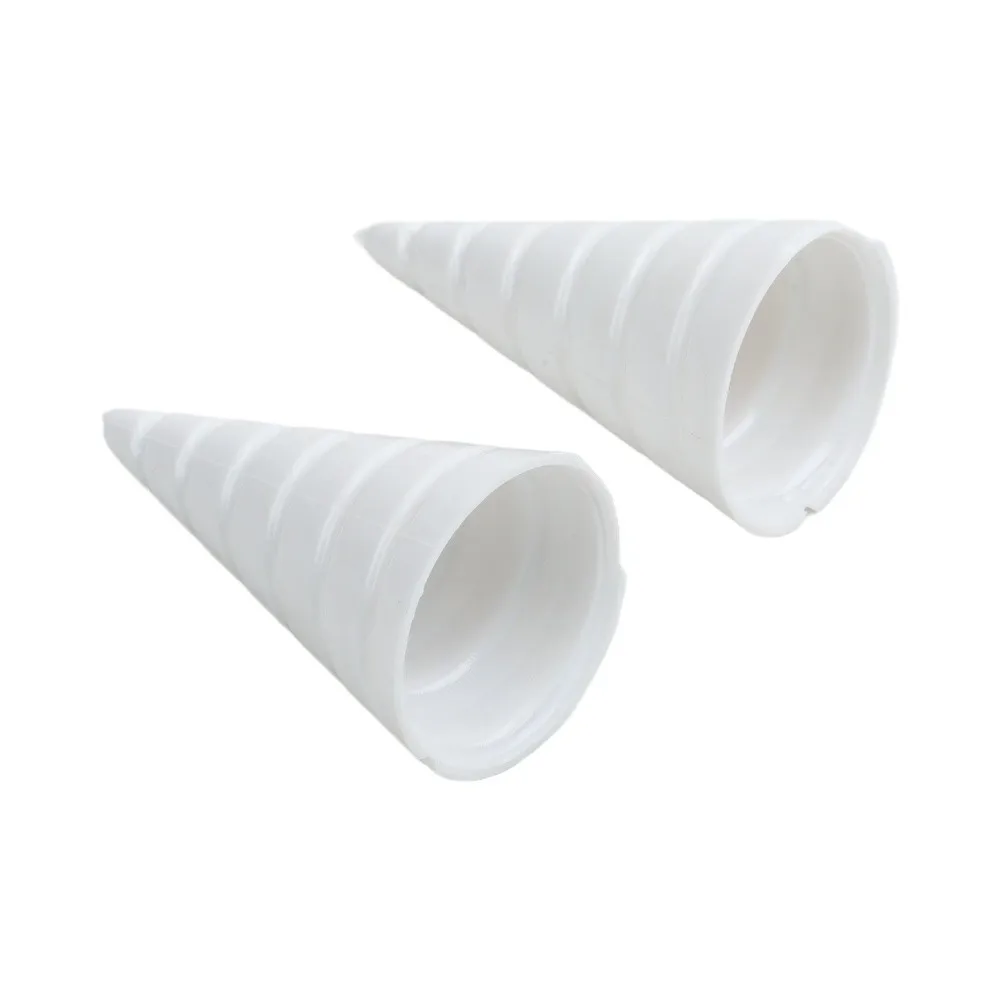 2PCS Wire Coil Winding Fixture with Cone Fibonacci Pattern for Gardening and Electrical Use Made from PP Material