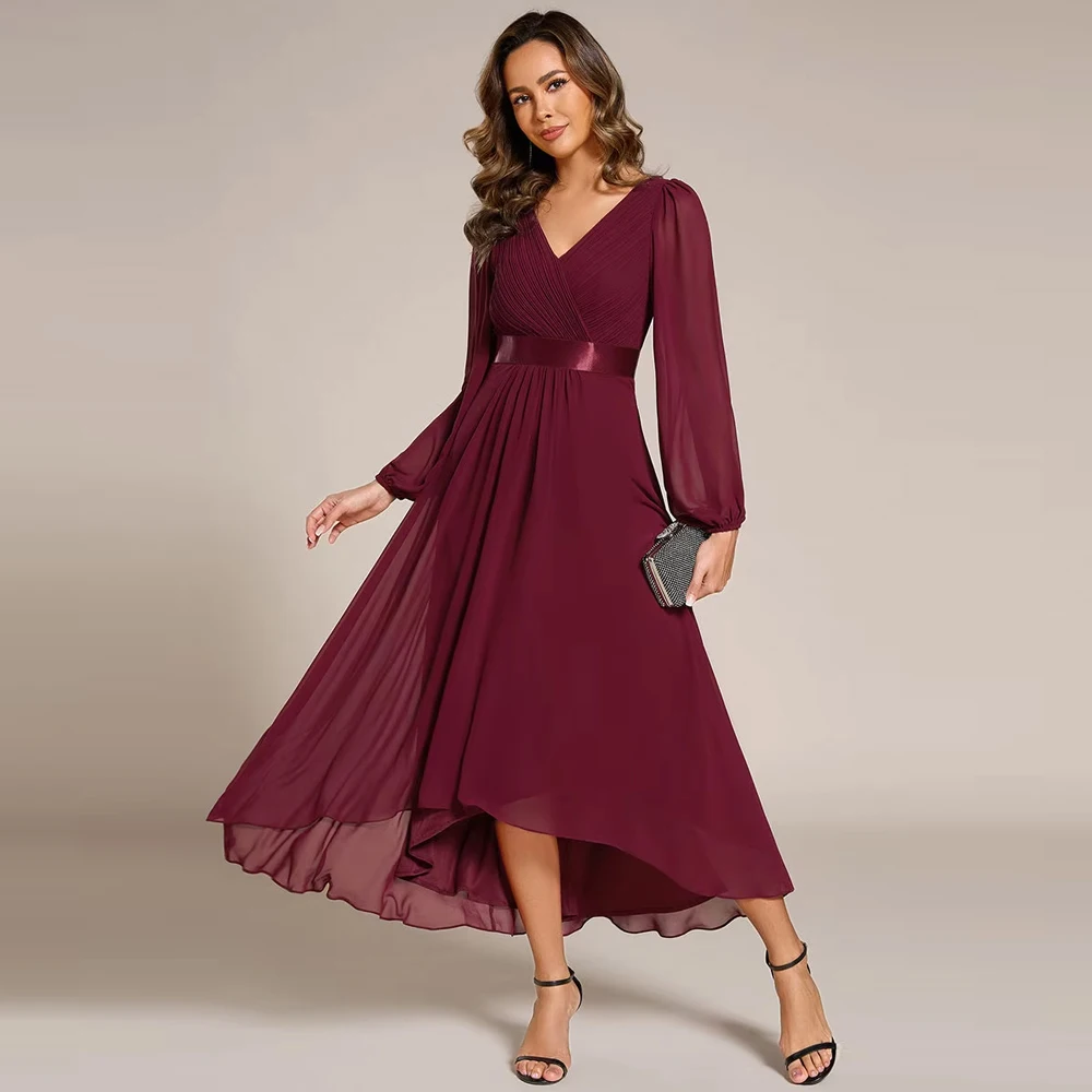 baziiingaaa-abito-da-festa-classico-con-maniche-a-lanterna-decorazione-plissettata-abito-da-sera-in-chiffon-con-orlo-asimmetrico