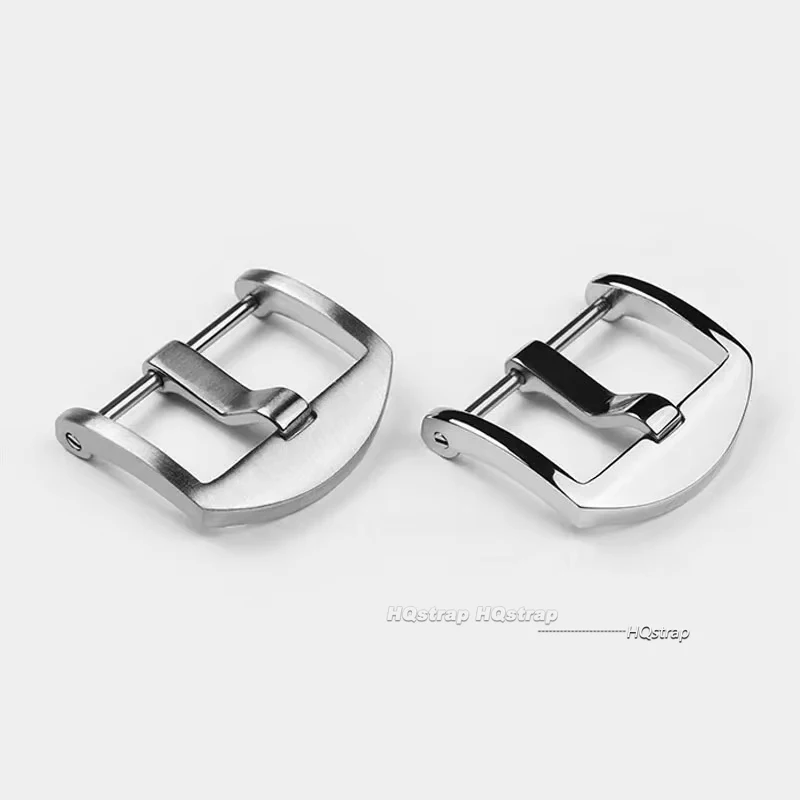 Watch Band Metal Buckle for Panerai 18mm 20mm 22mm Strap Solid Button Stainless Steel Matte Polished Clasp Metal Pin Buckles