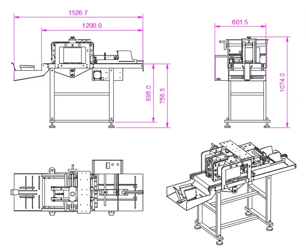 【Fashionable】TTO Thermal Transfer Paging Machine Automatic High Speed Paper Separation Tto Paging Machine