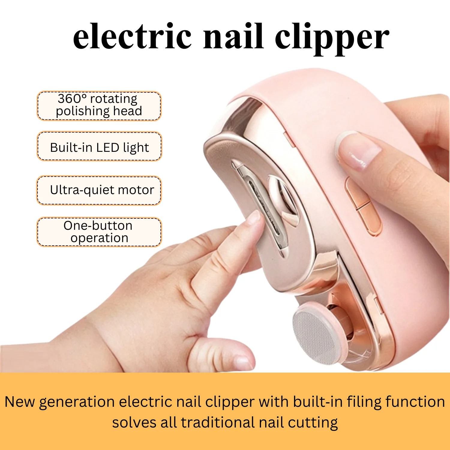 Электрическая машинка для стри – обзор и цена Baby Nail Trimmer Electric
