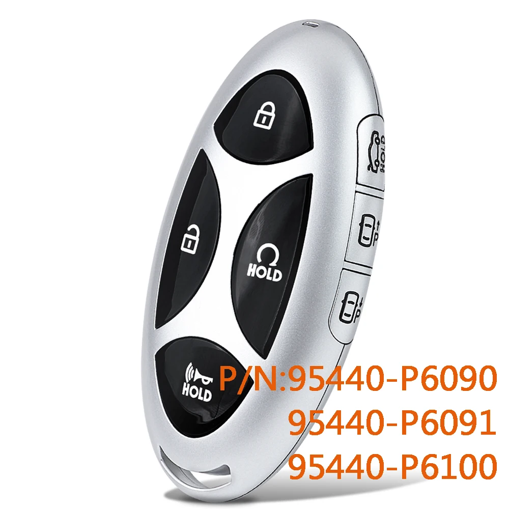 

KEYECU 95440-P6090 95440-P6091 Умный дистанционный автомобильный брелок для Hyundai Santa Fe Mx5 2023 2024 2025 TQ8-FOB-4F61M43 FOB-4F89U44