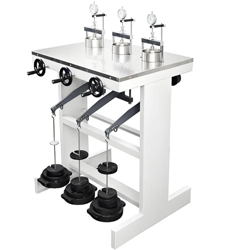 High-Pressure Consolidometer for Fine/Coarse Soils - Automatic Single Lever & Pneumatic Types (Single/Triple Unit)