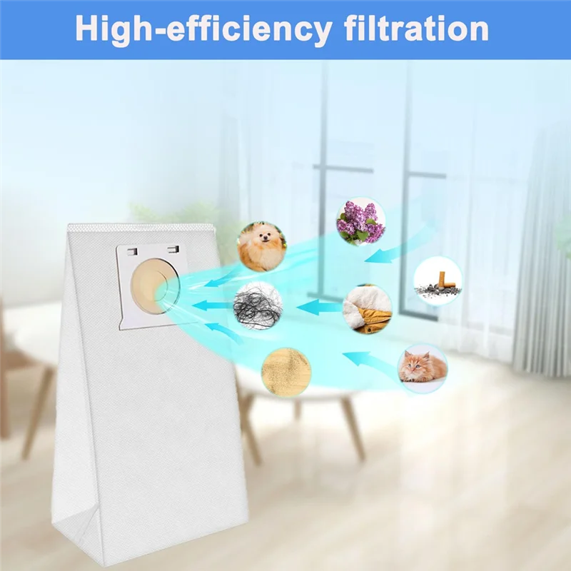 【24時間セール!】Kenmore BU4022 BU4050 BU4020 BU4018 Intuition アップライト掃除機交換用 HEPA フィルターバッグ IB600 10 個パック