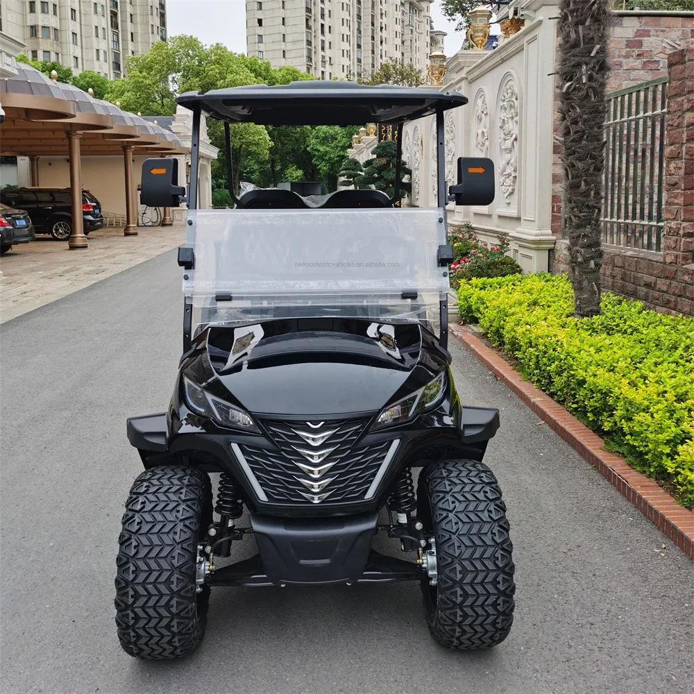 China Wholesale Golf Cart 4 14-inch aluminum Wheels  72V Lithium AC Motor 5Kw 7Kw 4/6 Seaters Off Road Lithium Golf Cart