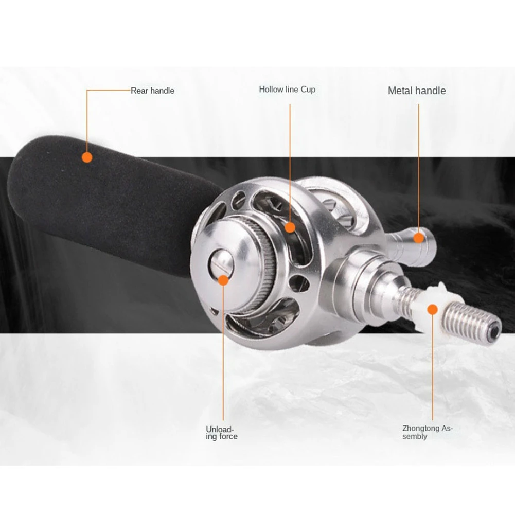 Sports 50 Type All-Metal Zhongtong Wheel Hand Rod Modified with Internal Routing Zhongtong Fishing Reel