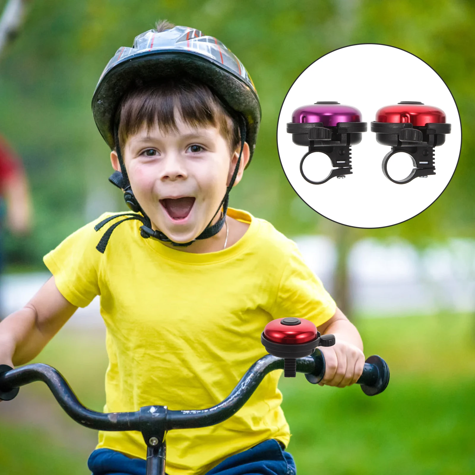 

2pcs Adjustable Durable Bike Bell Scooter Accessories Loud Ringing Bicycle Bell For Kids Toddler Vintage Mountain Mini Bikes