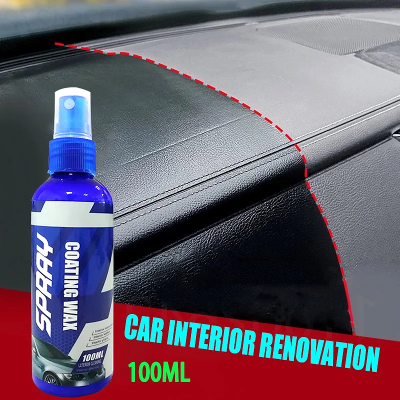 100ML Car Plastic Leather Restorer Car Cleaning Products Auto Polish And Repair Gloss Coating Renovator For Cars Auto Detailing